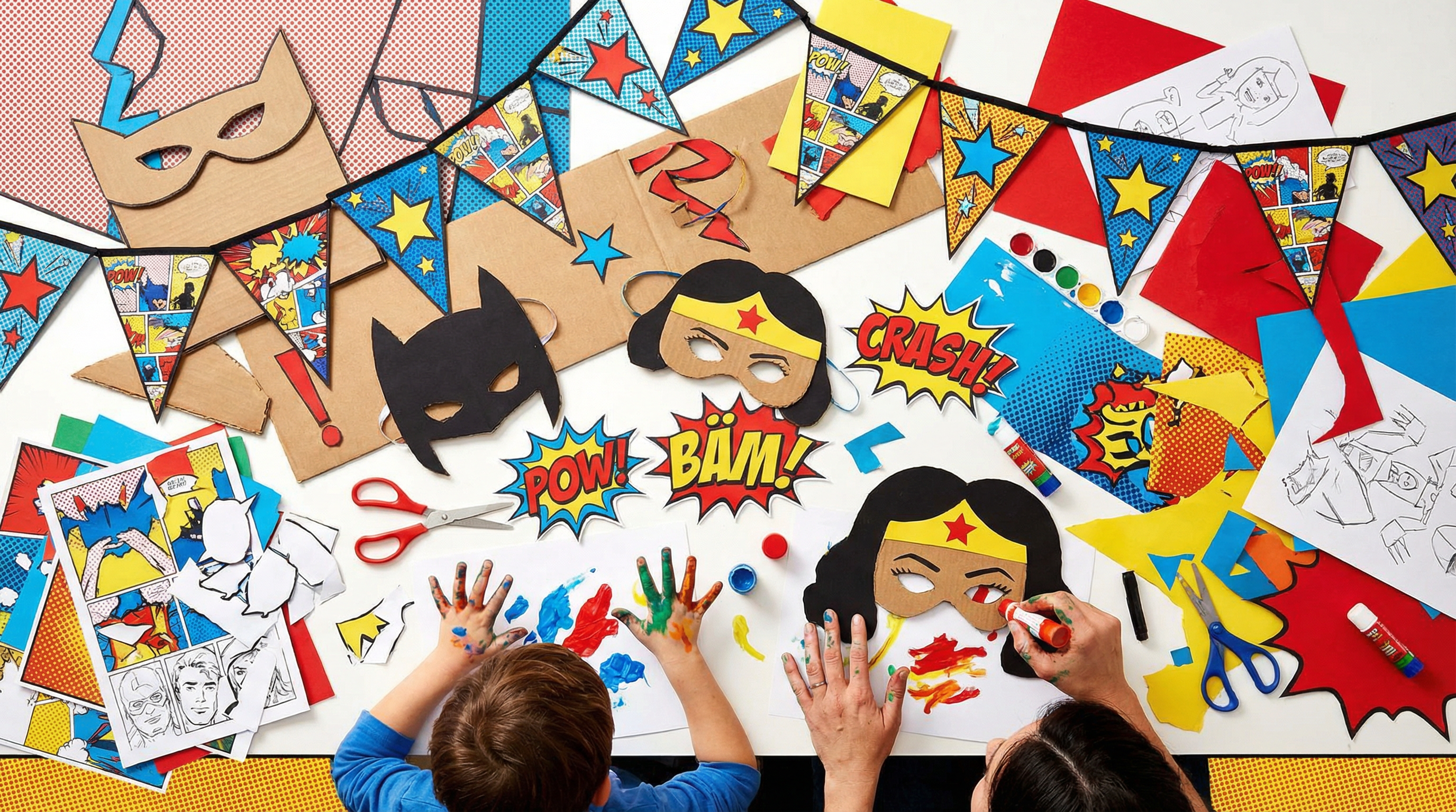 DIY Superhelden Deko